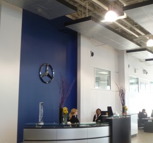 Mercedes-Benz showroom fit-out by Cinric